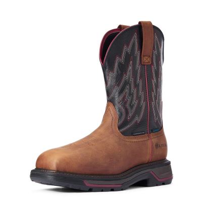 Ariat Big Rig Waterproof Kahverengi Iş Ayakkabıları Erkek (40473-299)